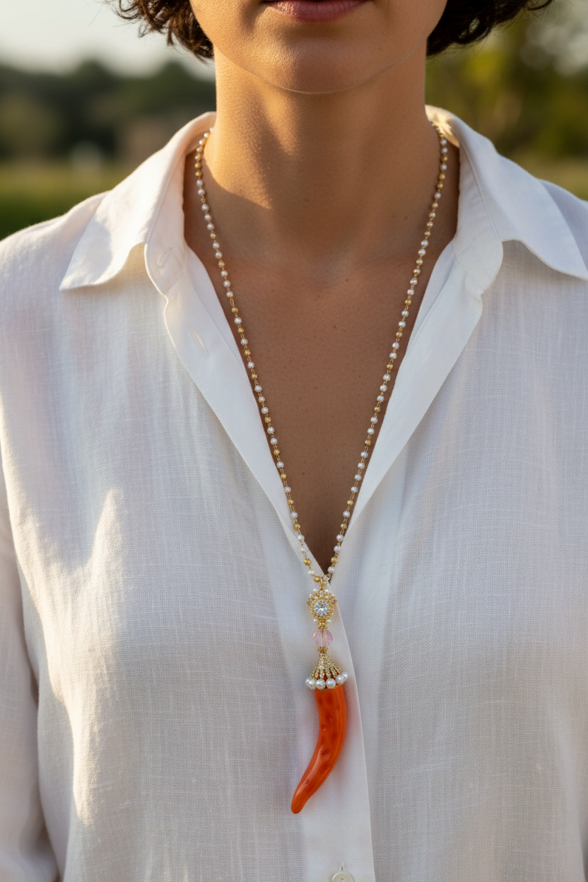 Fiamma d'Arancio indossata lifestyle