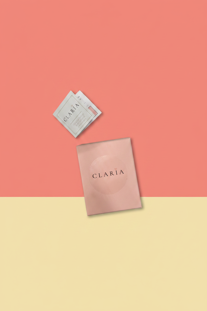 Packaging Claria sfondo pop